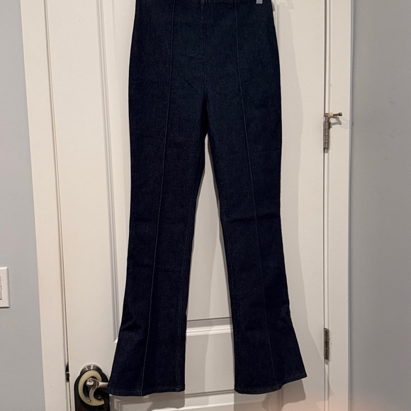 SPANX Women's Boot Cut Jeans - Dark Blue - Picture 6 of 9